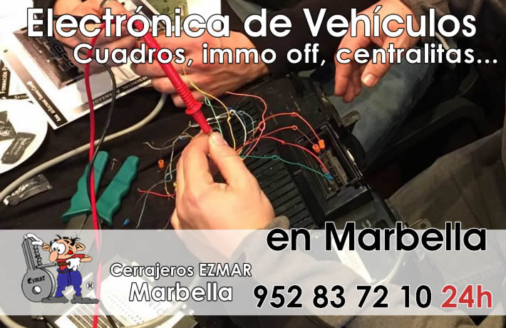 Elecrónica coche, clonación de centralita y reparación de cuadros de instrumentos en Marbella